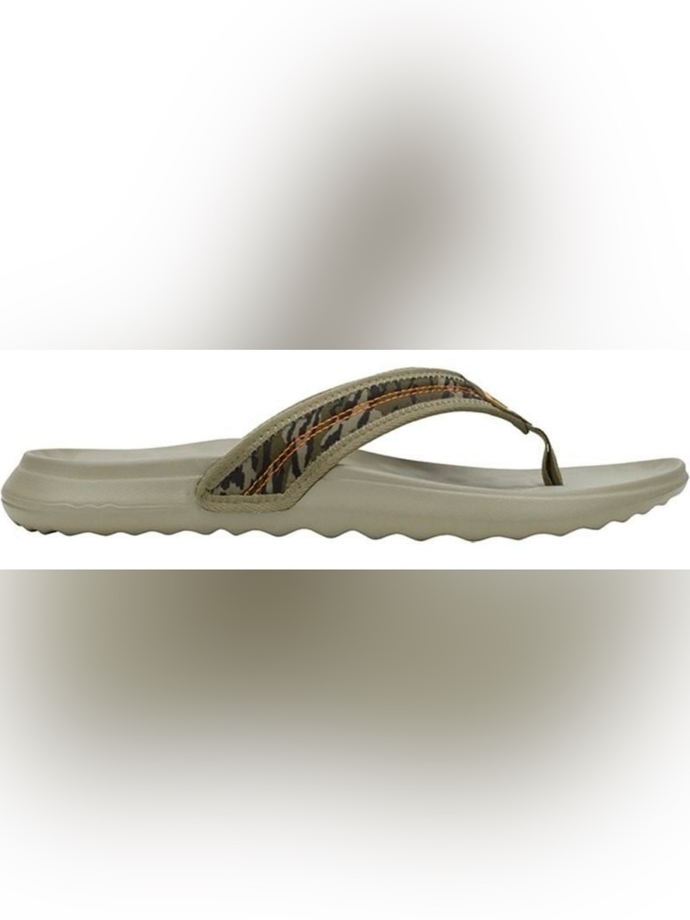NWT Hey Dude Myers Mossy Oak Thong Sandals Men 9 Camo Comfort Flip Flops Summer